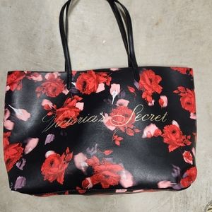 Victoria Secret floral tote bag